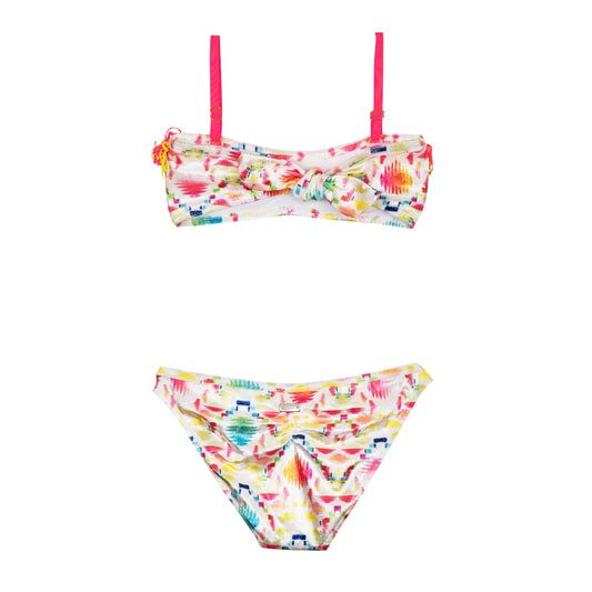 Maillot de bain deux pièces junior Inca frange