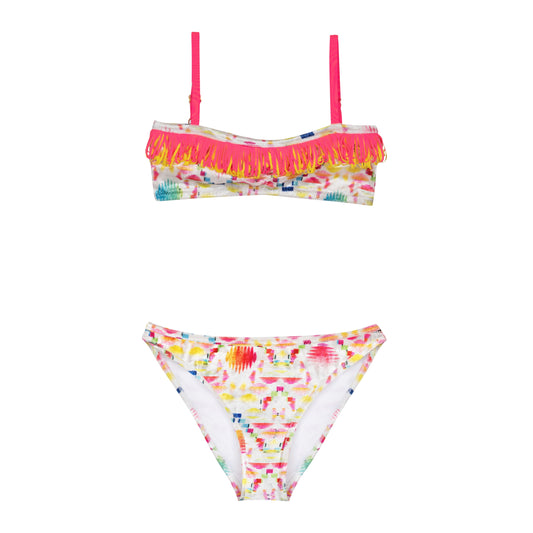 Maillot de bain deux pièces junior Inca frange