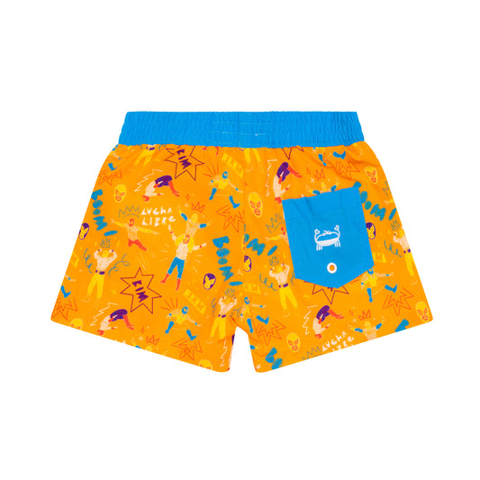 Short de bain Anti UV imprimé Catcheur