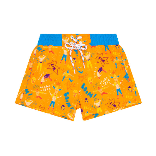 Short de bain Anti UV imprimé Catcheur