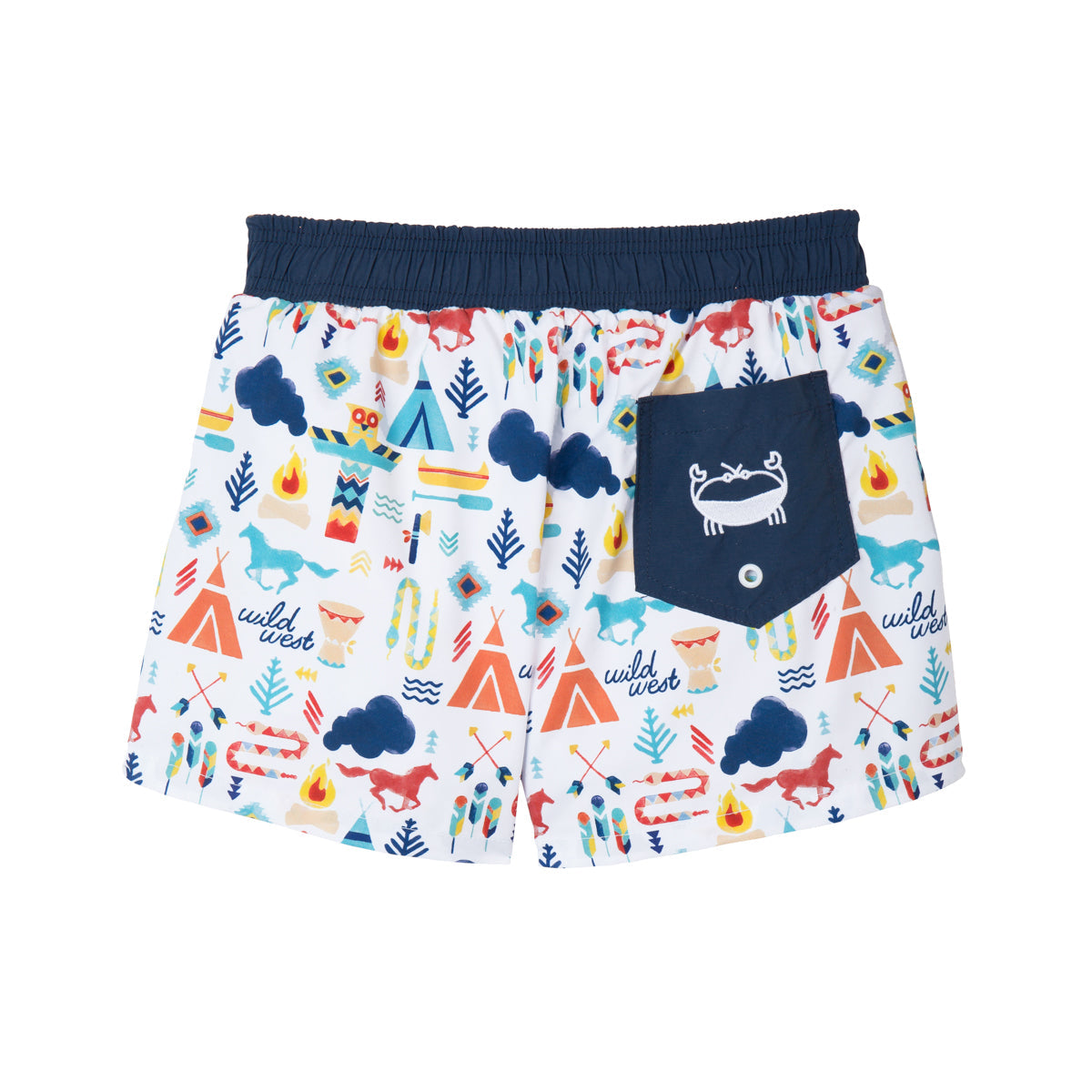 Short de bain Anti UV imprimé Indien Warren