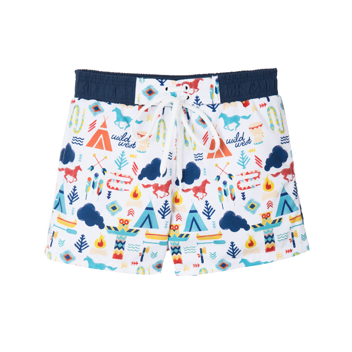 Short de bain Anti UV imprimé Indien Warren