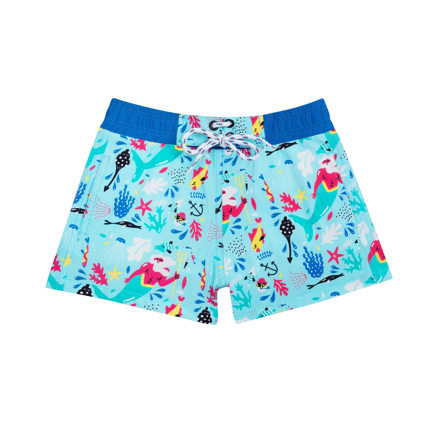 Short de bain Anti UV Poseidon turquoise