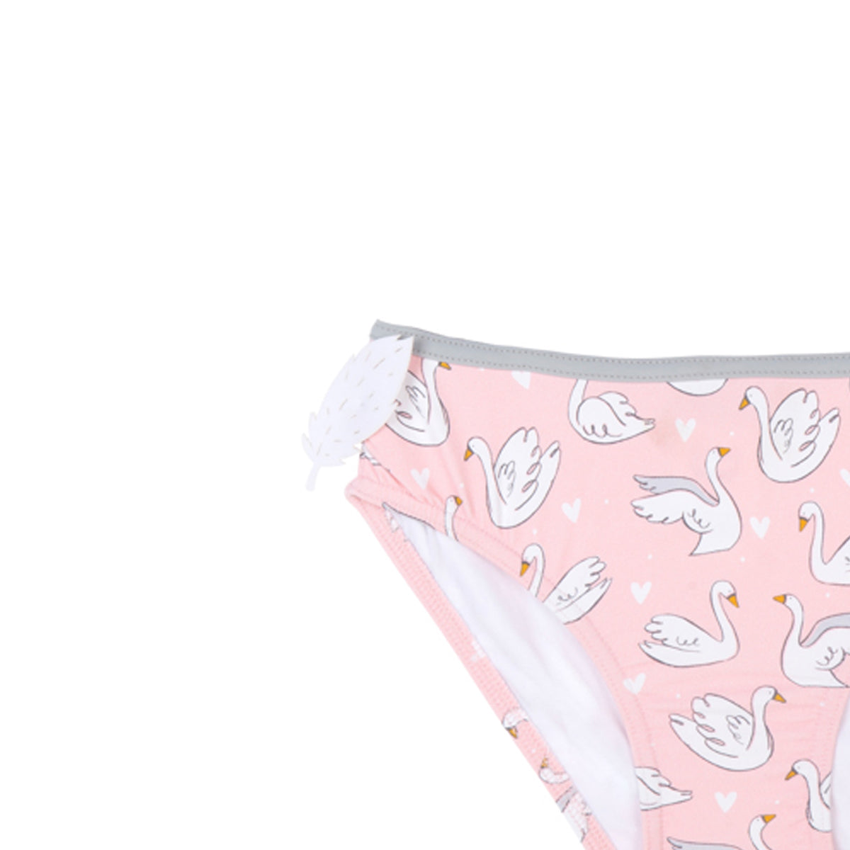 Maillot de bain 2 pièces Anti UV imprimé cygne Zazy
