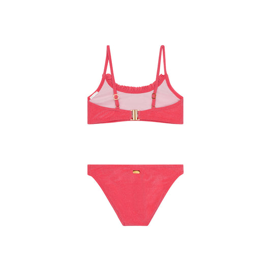 Maillot de bain deux pièces Ilona pink éponge junior