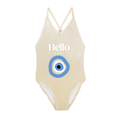 Maillot de bain une pièce Jade santorin hello sunshine