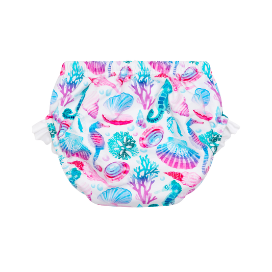 Couche de bain Anti UV volants imprimé coquillage Betty