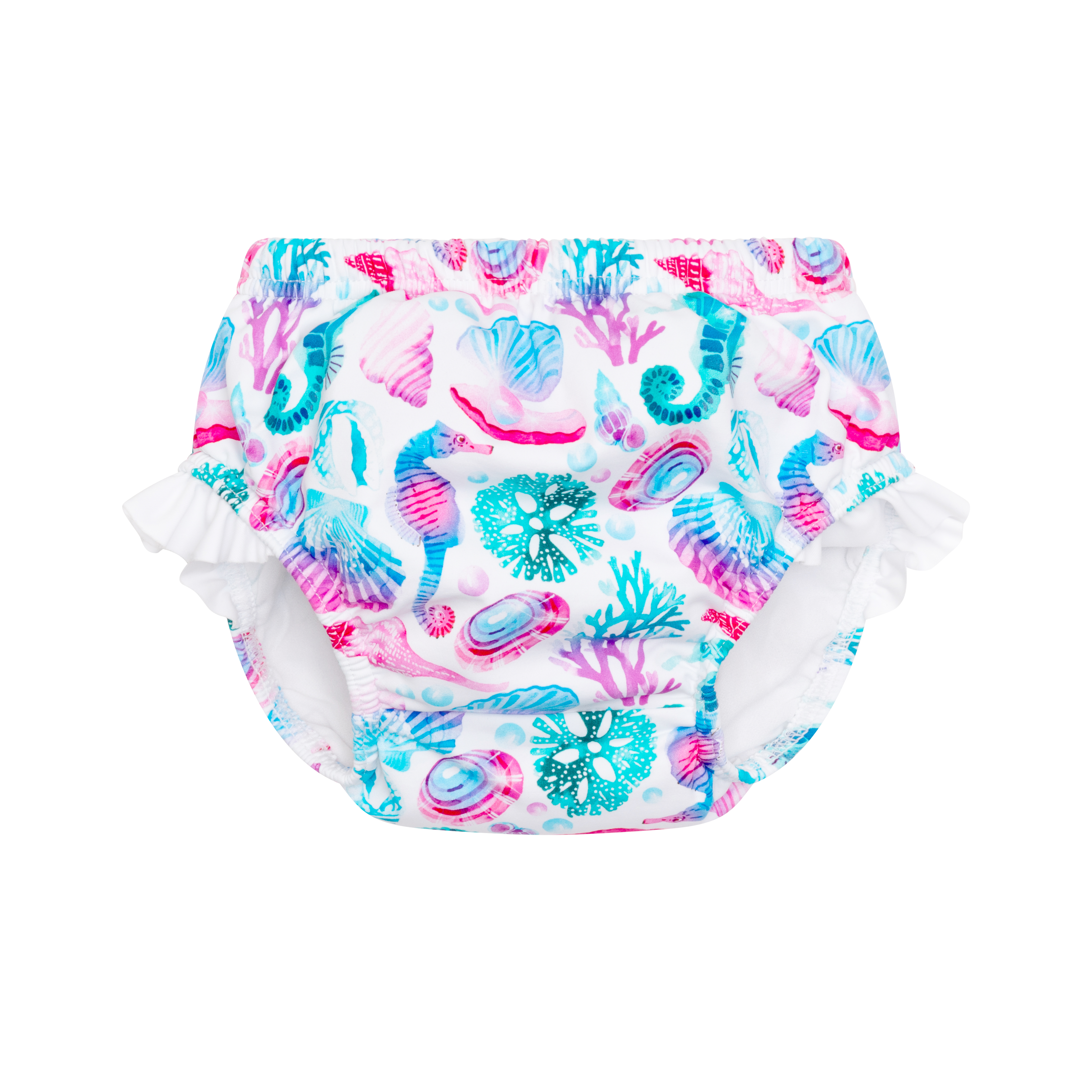 Couche de bain Anti UV volants imprimé coquillage Betty