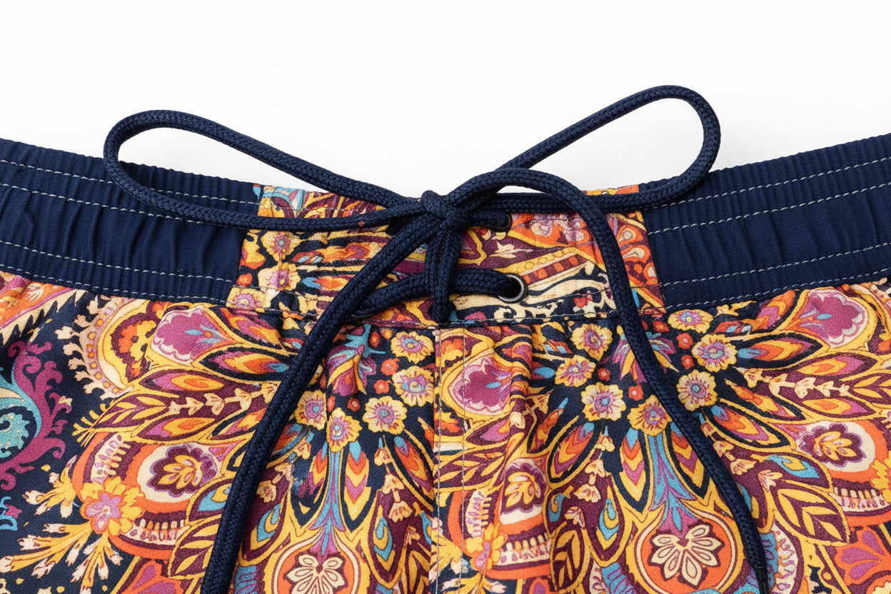 Short de bain imprimé Warren cachemire