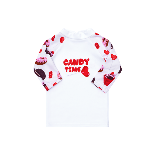T-shirt de bain Anti UV imprimé candy Tom