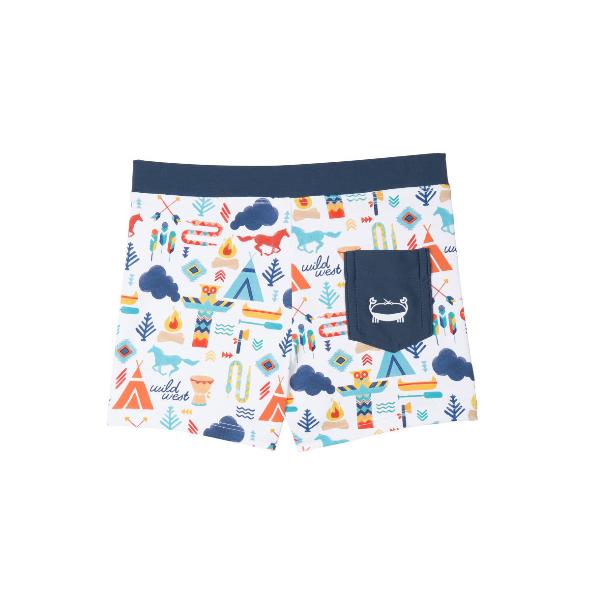 Boxer de bain Anti UV imprimé Indien Nico