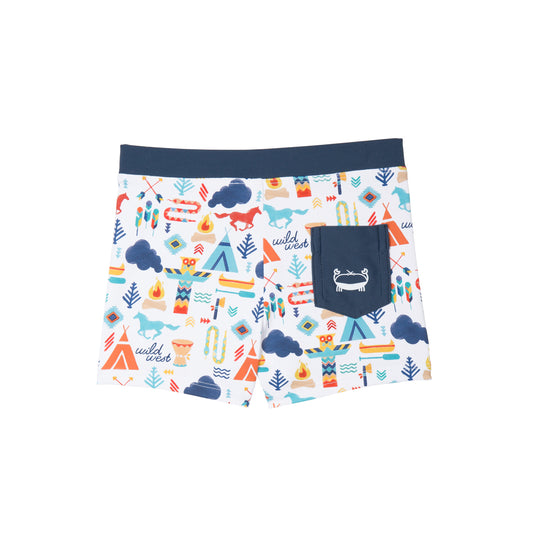 Boxer de bain Anti UV imprimé Indien Nico