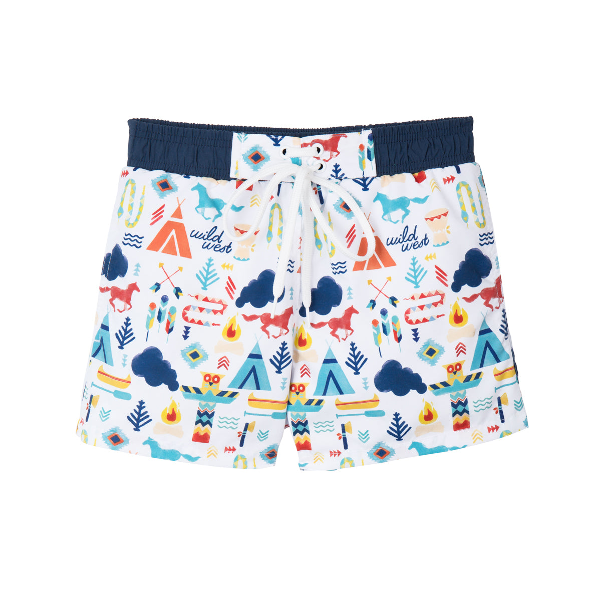 Short de bain Anti UV imprimé Indien Warren