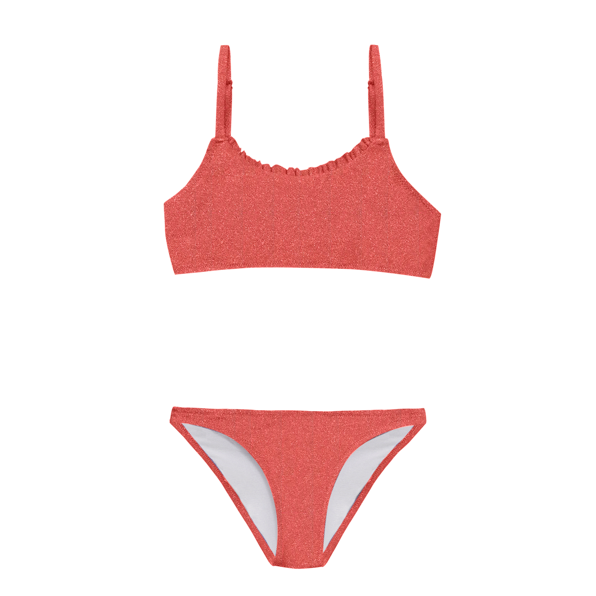 Maillot de bain deux pièces Ivy Bandidos corail