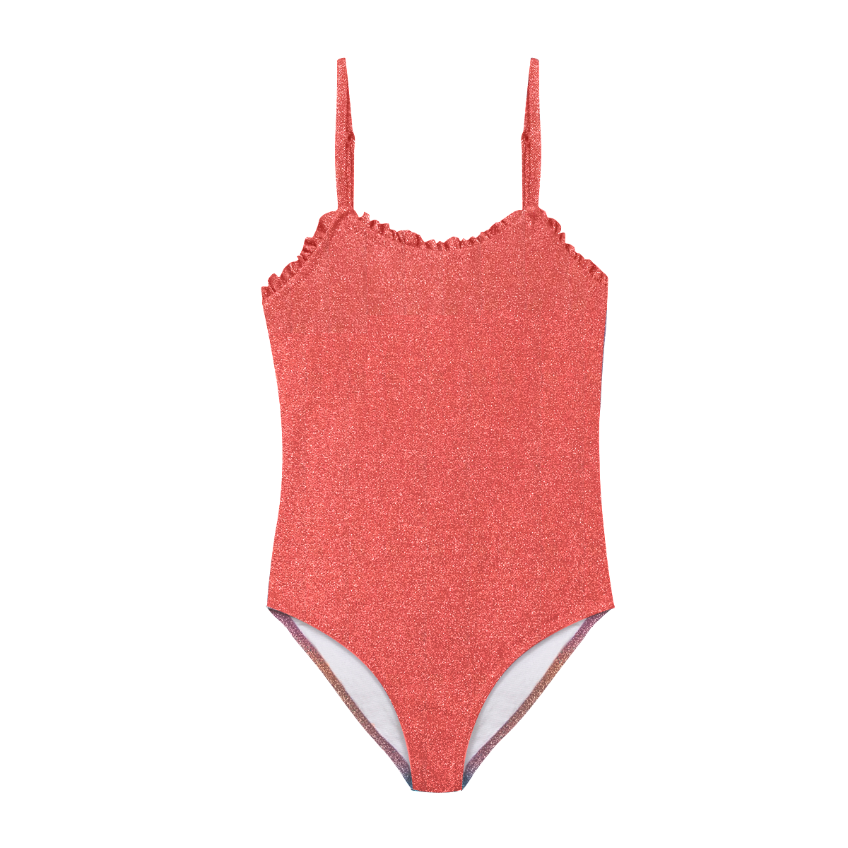 Maillot de bain une pièce Lily Bandidos corail