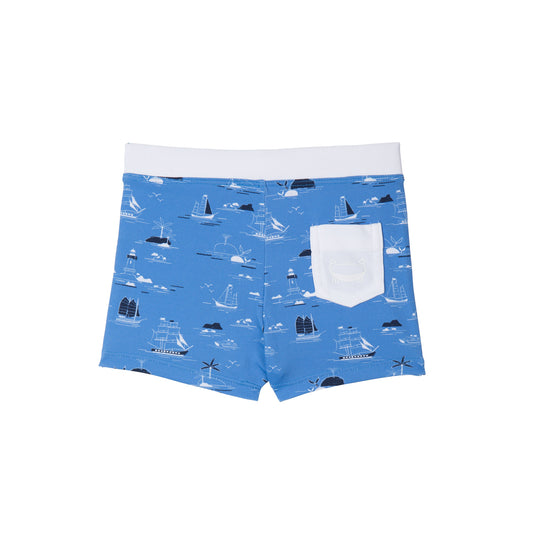Boxer de bain Anti UV imprimé Marin Nico