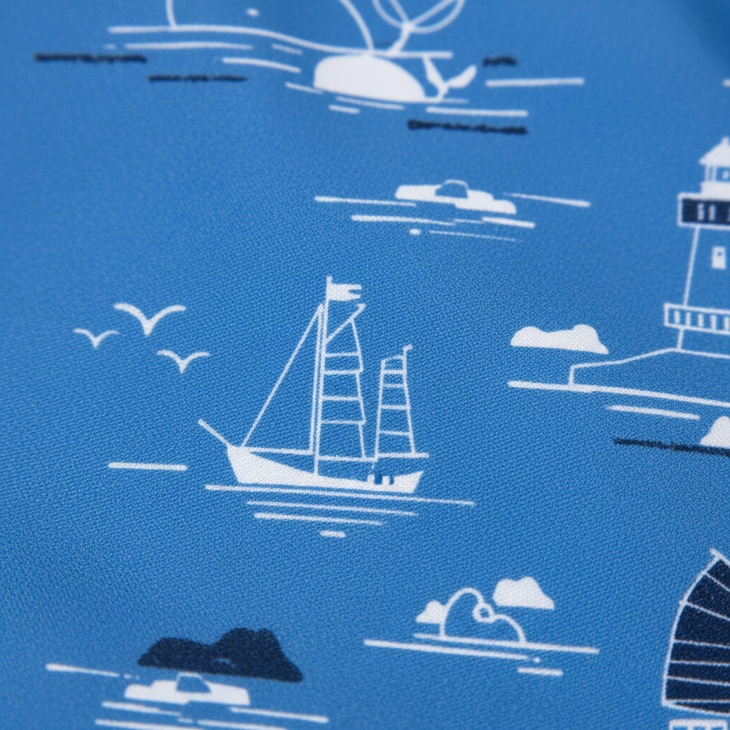 Short de bain Anti UV imprimé Marin Warren