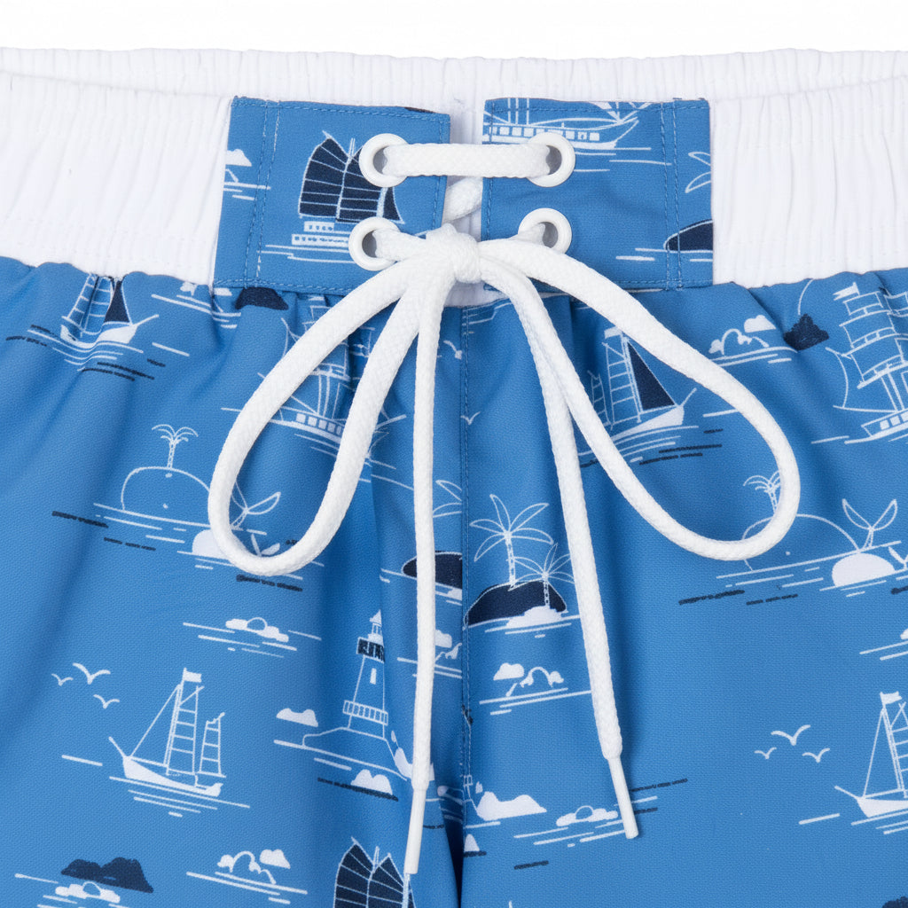 Short de bain Anti UV imprimé Marin Warren