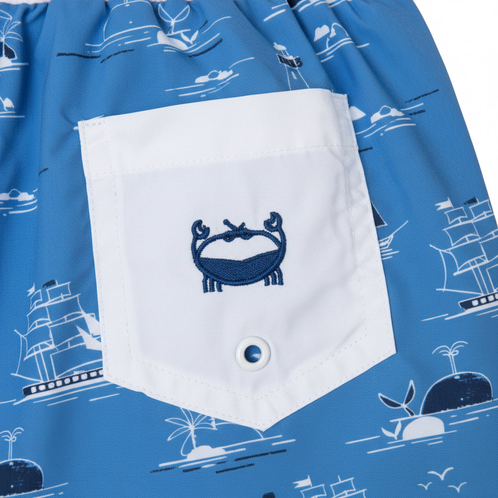 Short de bain Anti UV imprimé Marin Warren