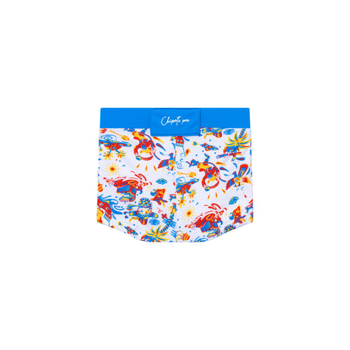 Boxer de bain Anti UV imprimé Pirate