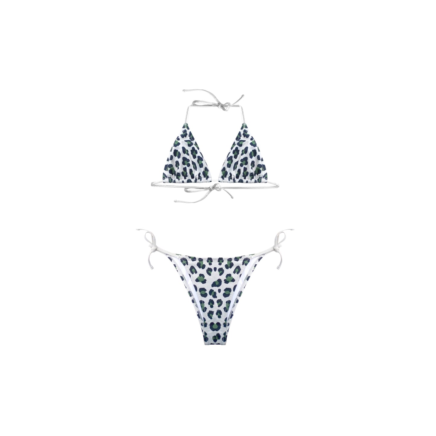 Maillot de bain triangle femme - Bikini Rina Crystal Panthère