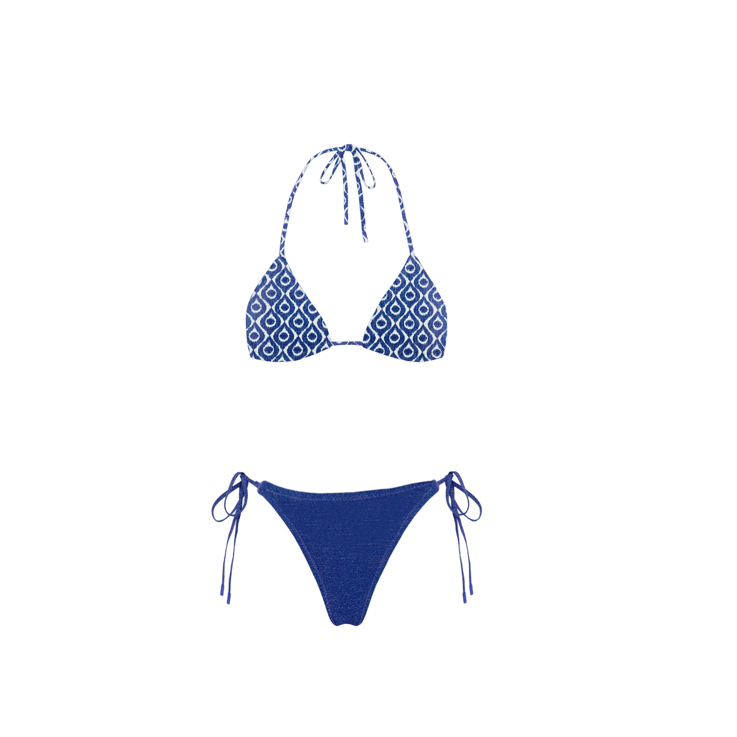 Maillot de bain deux pièces Rina bleu