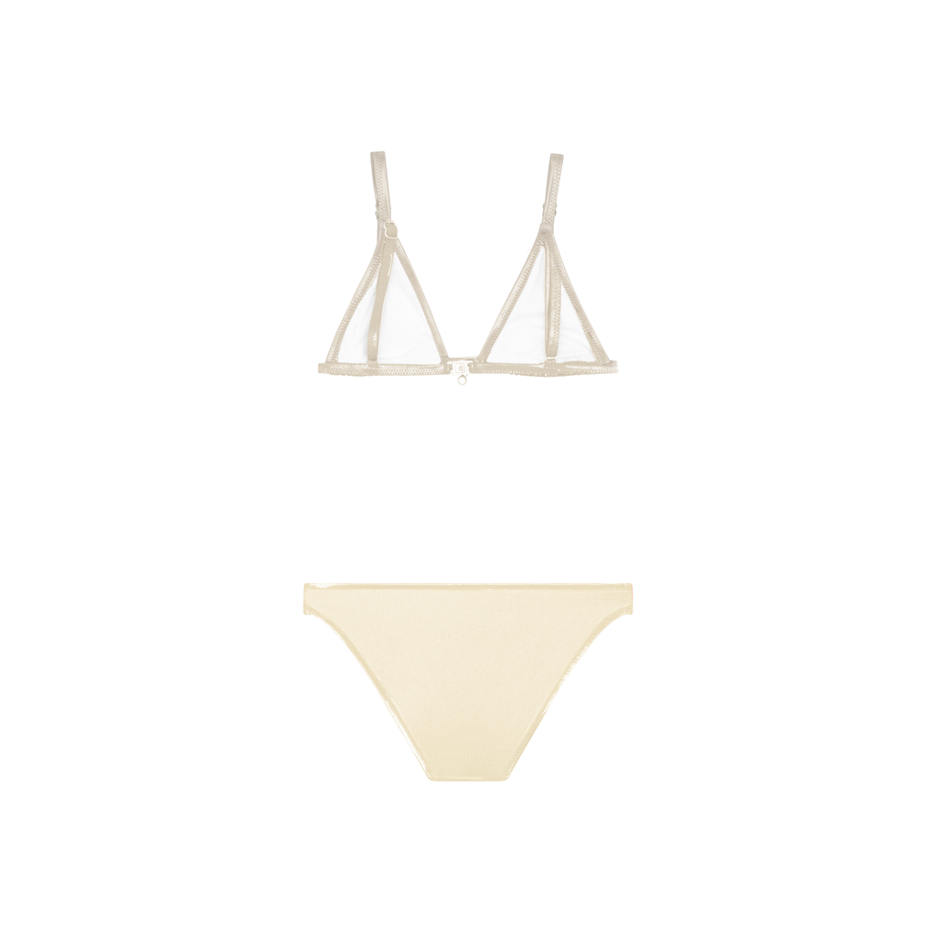Maillot de bain deux pièces junior Roi santorin or