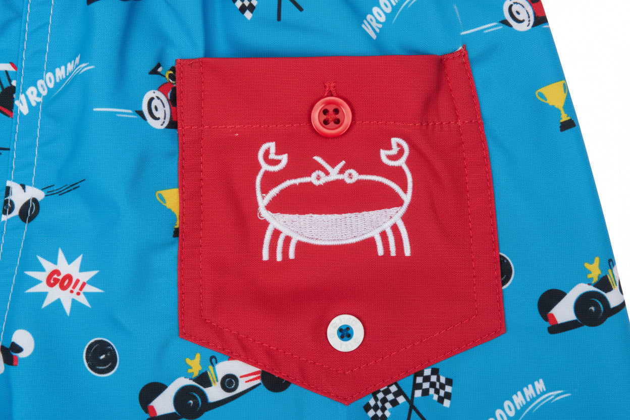 Short de bain enfant Racing Warren