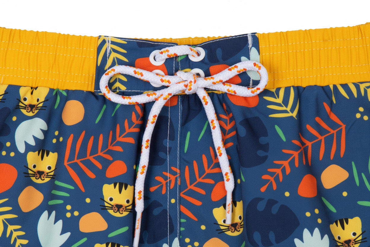 Short de bain Anti UV imprimé Tigre Warren