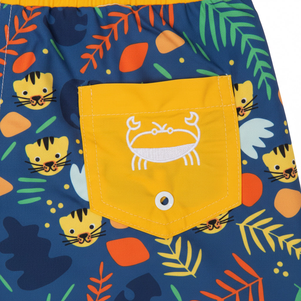 Short de bain Anti UV imprimé Tigre Warren