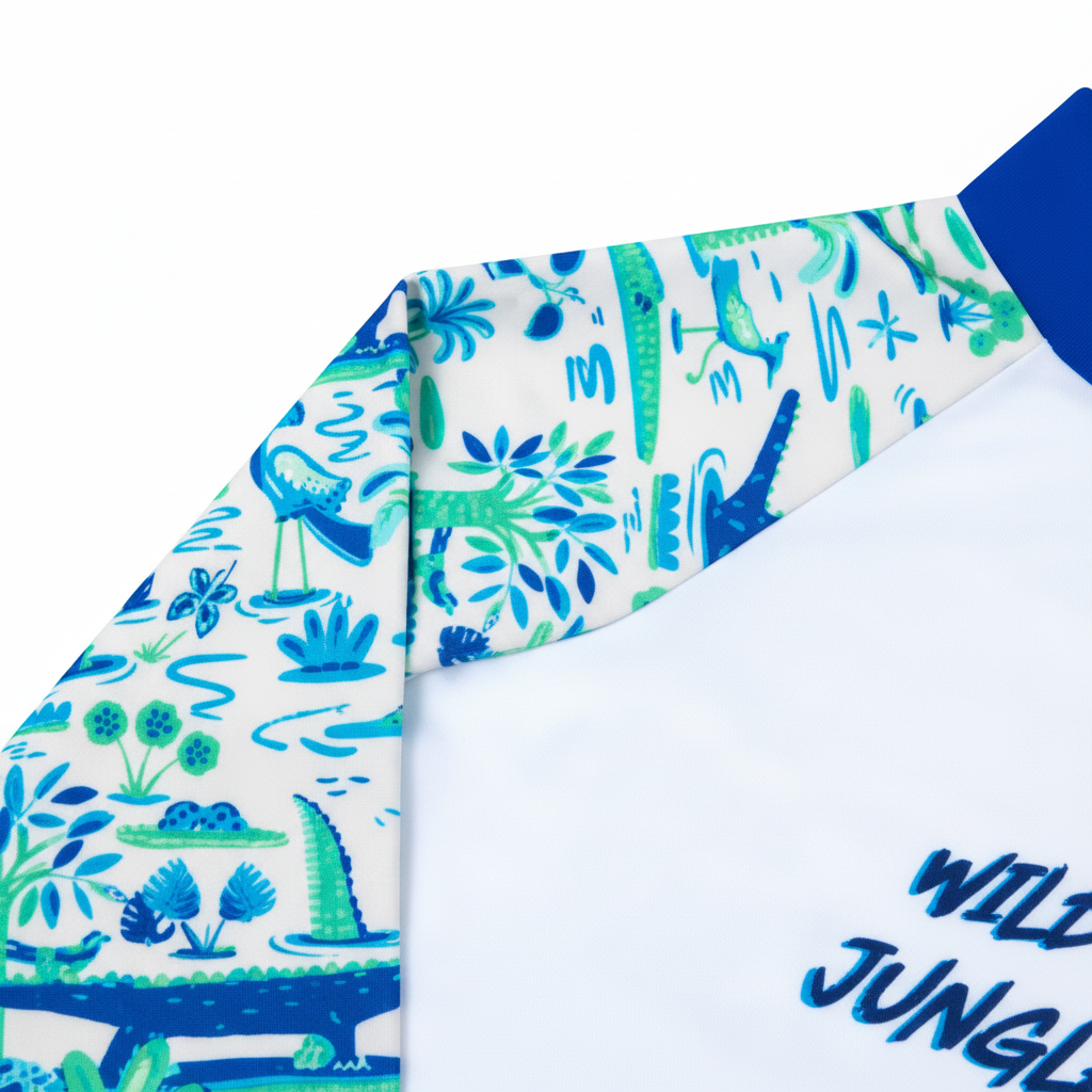 T-shirt de bain Anti UV imprimé Crocodile