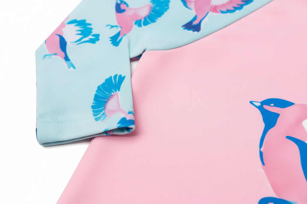 T-shirt de bain Anti UV oiseaux Tom