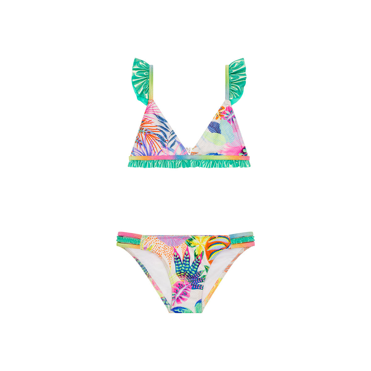 Maillot de bain deux pièces Savane print junior