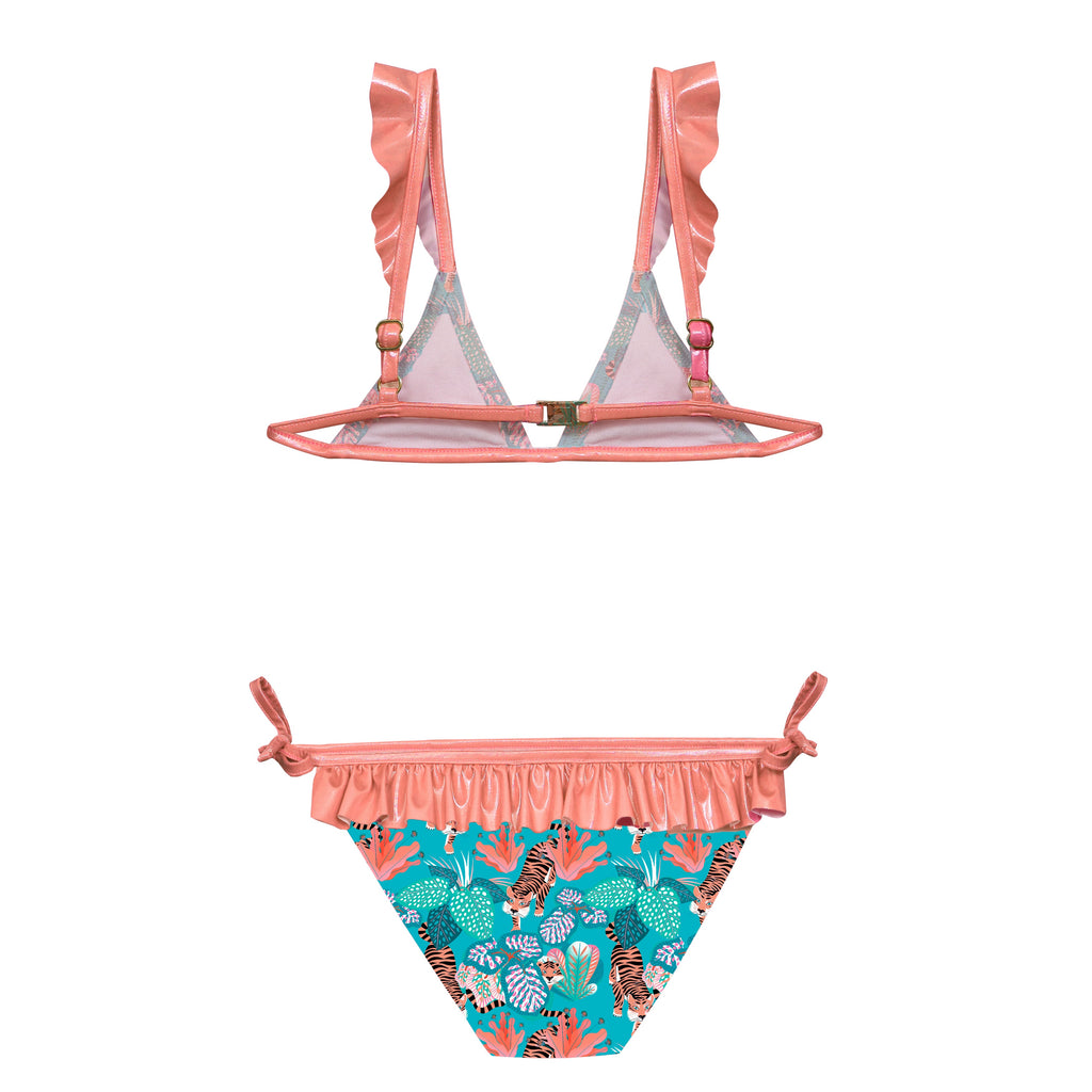 Maillot de bain deux pièces enfant anti UV Bebelle tiger