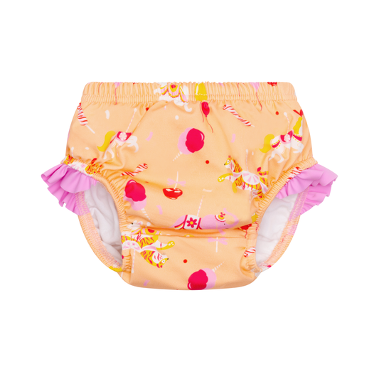 Couche de bain Anti UV volants imprimé Carroussel Betty