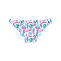Slip de bain Anti UV volants imprimé Coquillage Cassandra