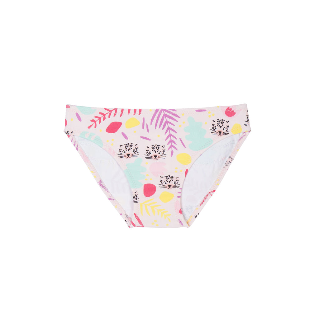 Slip de bain Anti UV volants Cassandra panthère rose