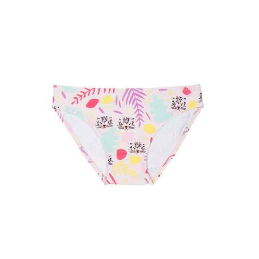 Slip de bain Anti UV volants Cassandra panthère rose