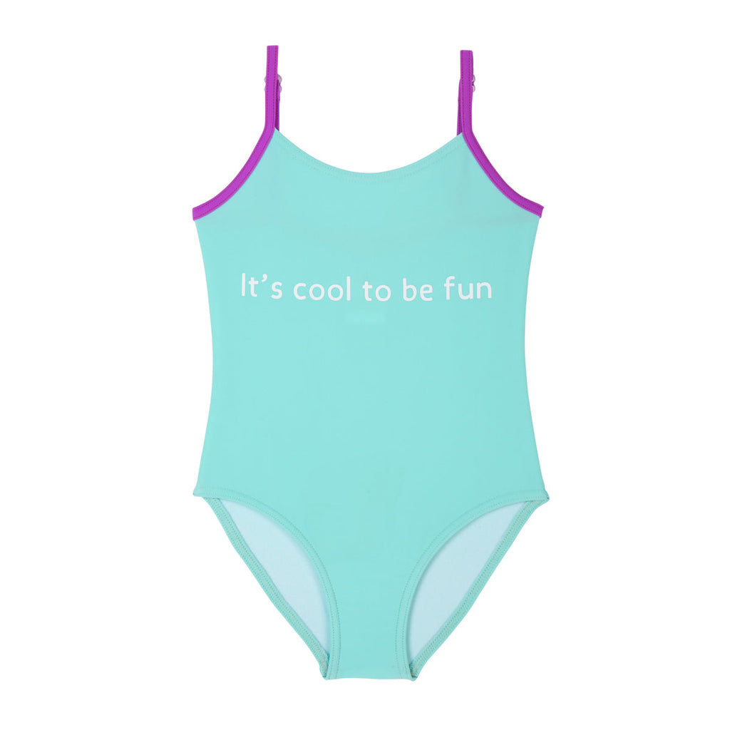 Maillot de bain une pièce enfant uni Frozen Daphné