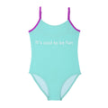 Maillot de bain une pièce enfant uni Frozen Daphné