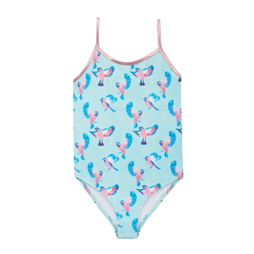 Maillot de bain une pièce Anti UV Eponine oiseaux