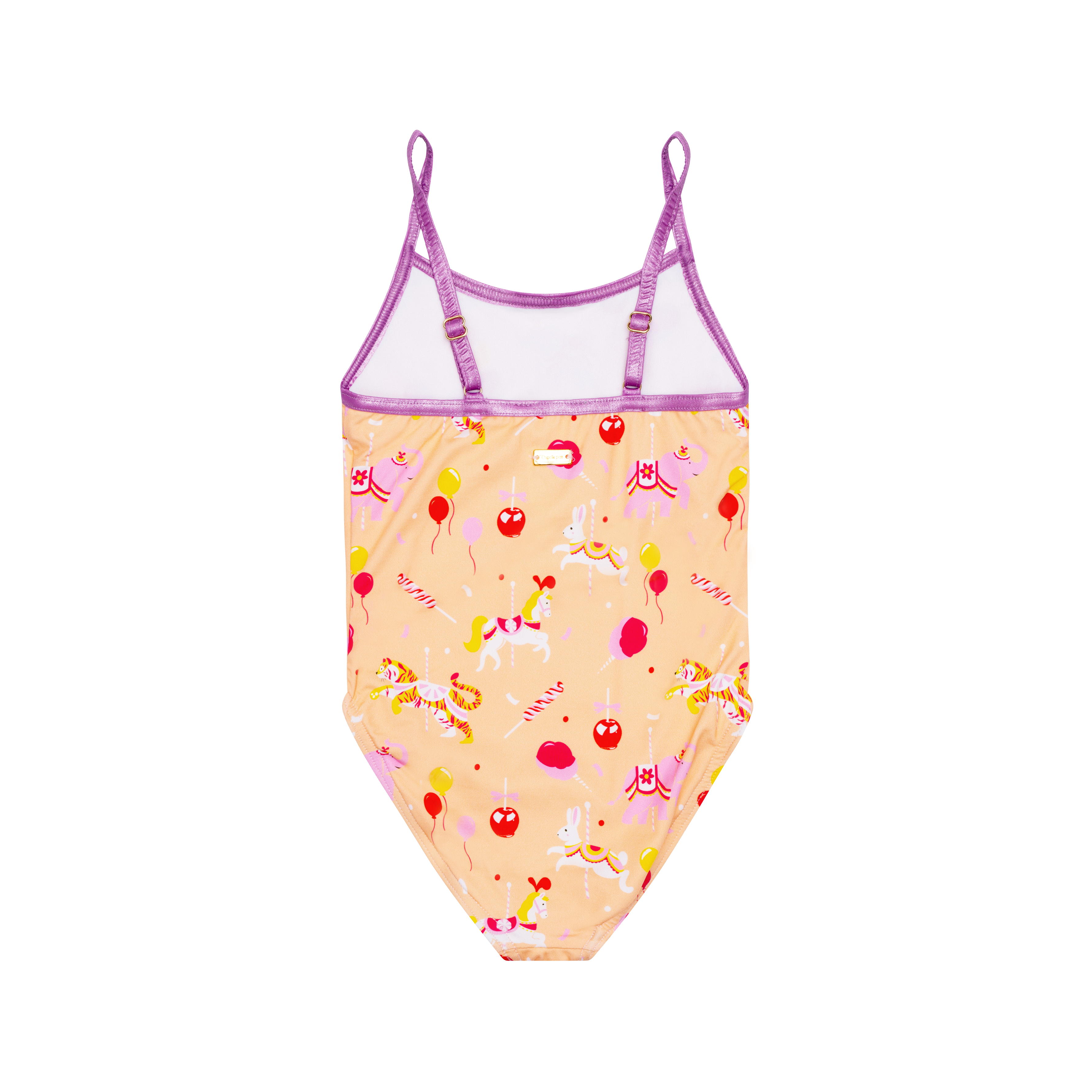 Maillot de bain enfant 1 pièce Anti UV imprimé Léa Carroussel