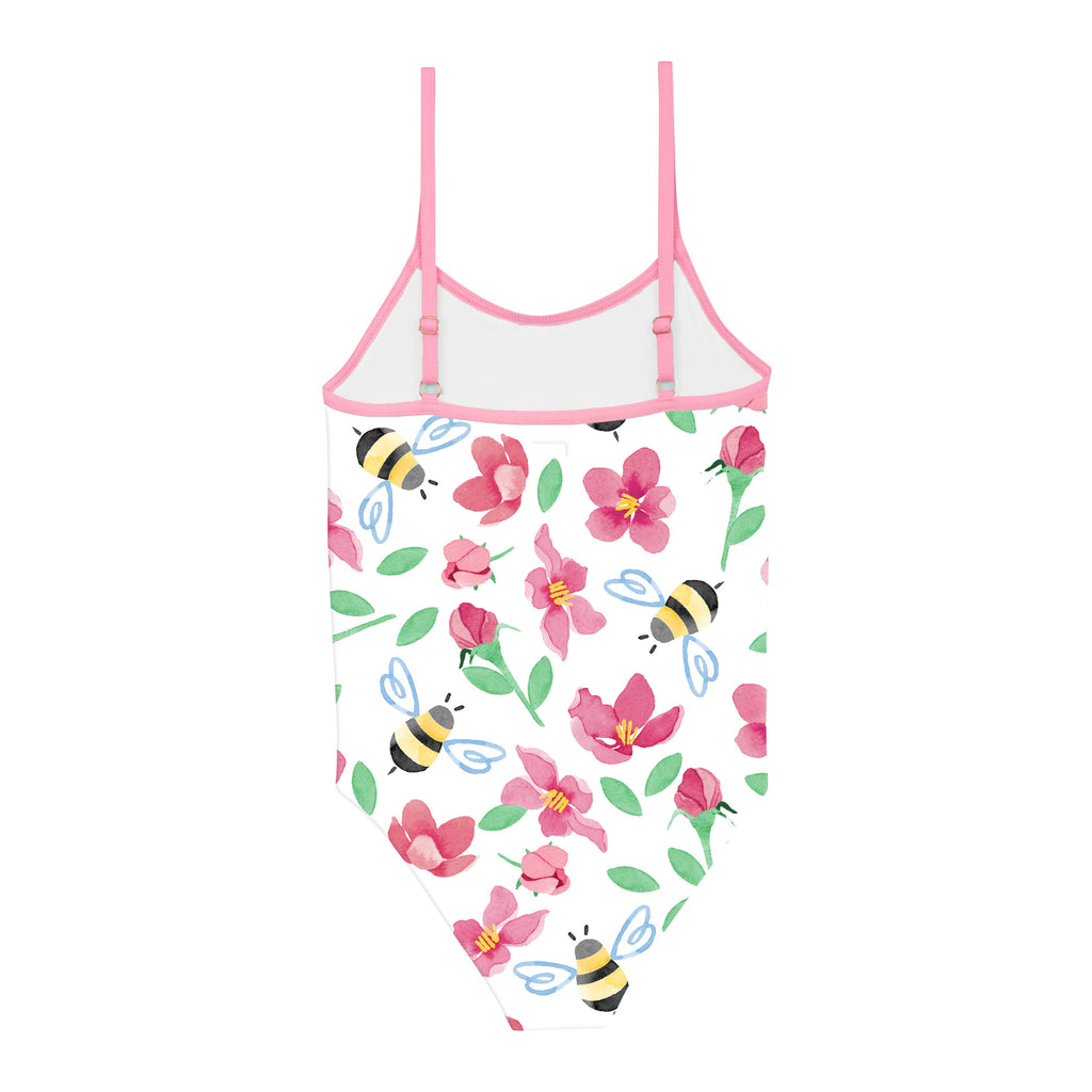 Maillot de bain enfant 1 pièce Anti UV imprimé Léa Bees