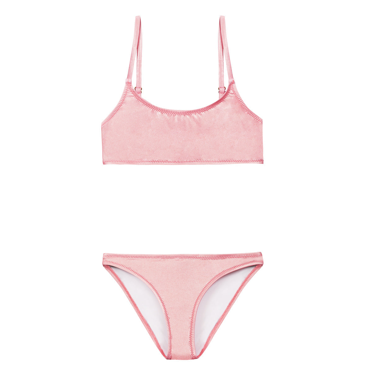 Maillot de bain deux pièces Ilona poudre junior
