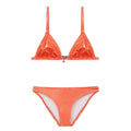 Maillot de bain deux pièces Shiny clémentine junior