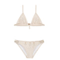Maillot de bain SABIHA deux pièces Dain paillette or