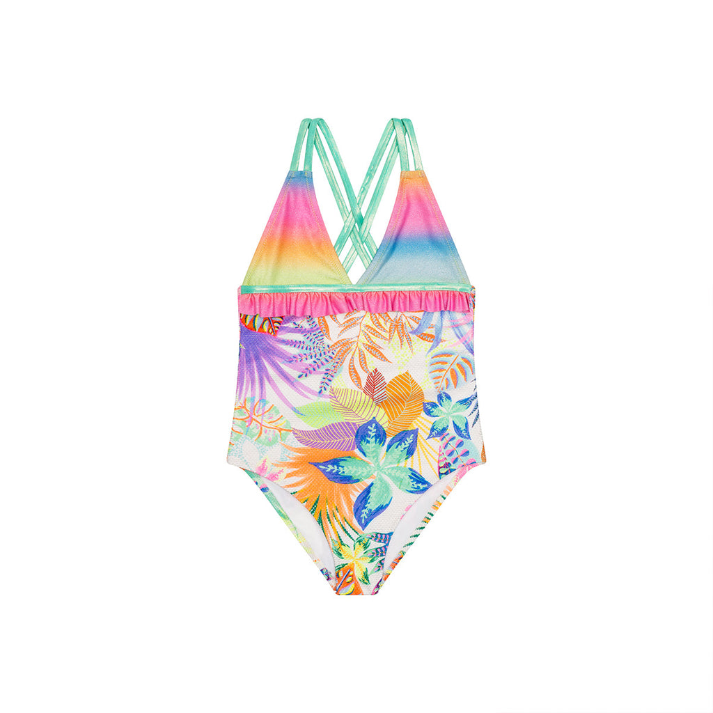 Maillot de bain une pièce Savane print junior