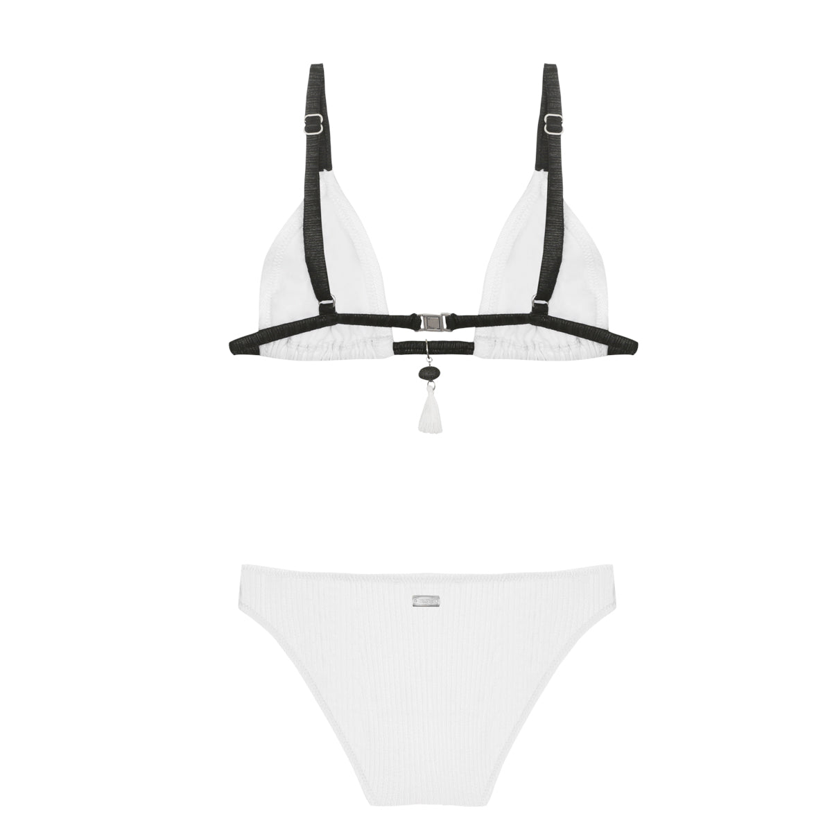 Maillot de bain deux pièces rosalie White & Black junior