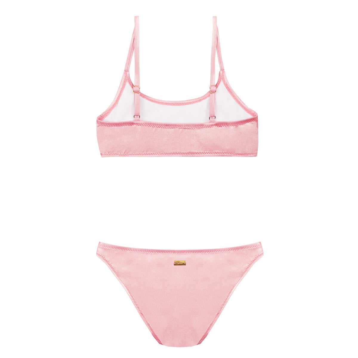Maillot de bain deux pièces Ilona poudre junior