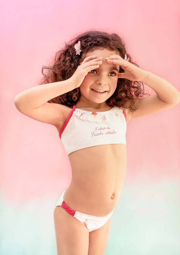 Maillot de bain Vêtements de protection UV UPF40+ pour enfants M-L